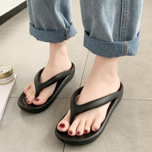 쉘비 심플 베이직 여름 데일리 가벼운 비치 신발 쪼리 플립플랍 캐주얼 슬리퍼 조리 2cm
