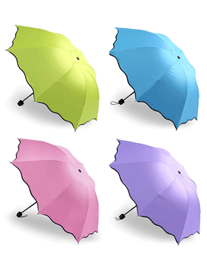 카렌 햇빛 가리개 무지 심플 플라워 꽃무늬 우양산 양산 자외선 UV 차단 양우산 암막 접이식 3단 우산