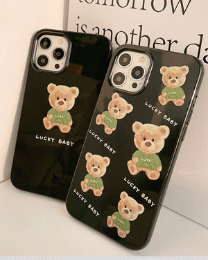레너드 귀여운 곰돌이 젤리 실리콘 핸드폰 빈티지 캐주얼 휴대폰 커플 아이폰케이스 7 8 SE2 X XS Max 11 12 미니 프로 맥스