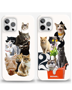프랜시스 고양이 무광 하드 핸드폰 빈티지 감성 캐주얼 휴대폰 집사 커플 아이폰케이스 7 8 SE2 플러스 X XR XS Max 11 12 13 14 미니 프로 맥스